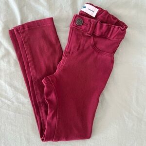 Old Navy Toddler Girls Ballerina Jegging Maroon Size 5T